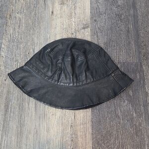 Wilsons Leather Black Bucket Hat